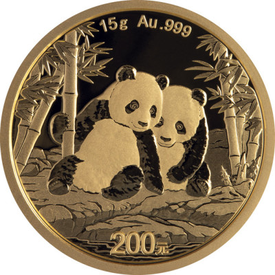 Panda (2026) - 15g - zlatá investiční mince