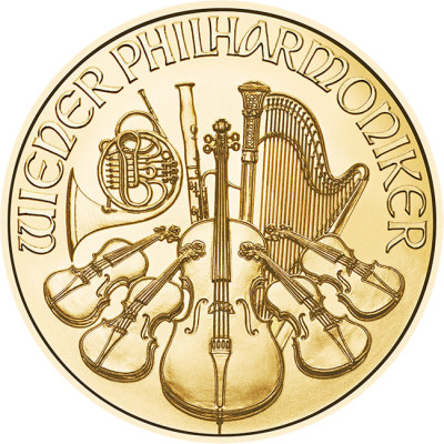 Wiener Philharmoniker (2026) - 1/2 Oz - Gold Investment Coin