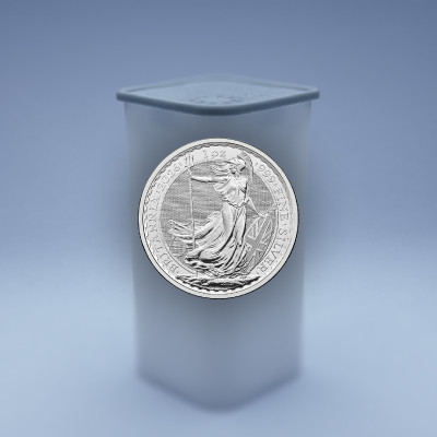 Britannia 1 Oz tube, diameter 38,61 mm - empty
