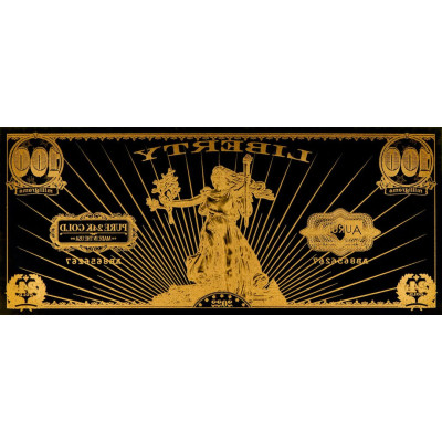 St. Gaudens' Liberty - 24-karaats gouden biljet - elk jaar