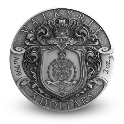 Valkyrie - 2 oz - zilveren verzamelmunt