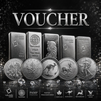 Cadeaubon voor 3% korting op de aankoop van beleggingszilver