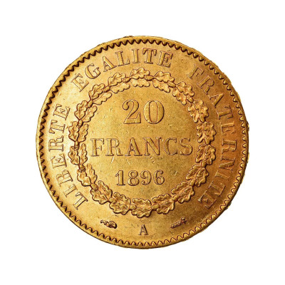 20 frank - 6,45 g - gouden beleggingsmunt