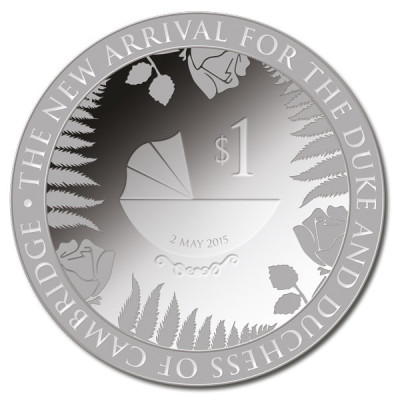 Royal Baby 2015  - 1 Oz - zilveren proof-verzamelmunt