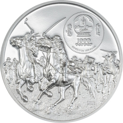 Custer vs. Sitting Bull (2026) - 2 Oz - stříbrná proof sběratelská mince