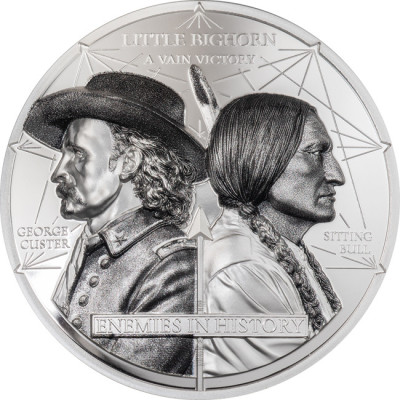 Custer vs. Sitting Bull (2026) - 2 Oz - stříbrná proof...